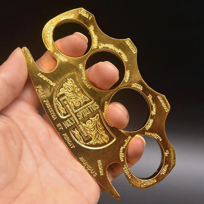 BroadGuard: Metal Brass Knuckles Duster, Fist Buckle & Fight Gear