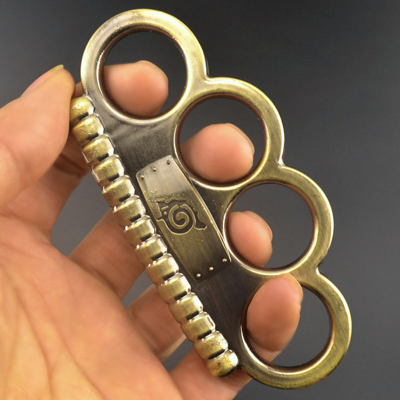 Ninja Solid Brass Knuckles Duster - Self-Defense EDC Tool