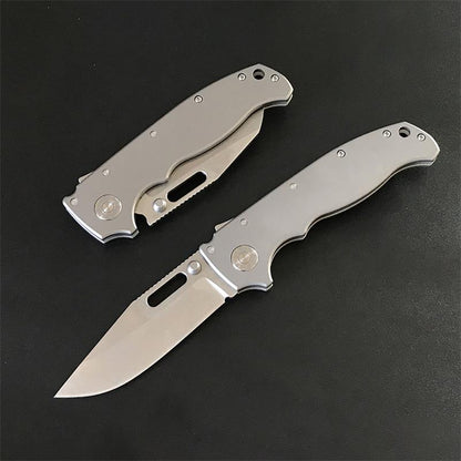 Titanium Alloy Folding Knife Outdoor Camping Hunting