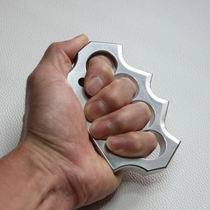 Solid Steel Knuckle Duster - Defense EDC Tool