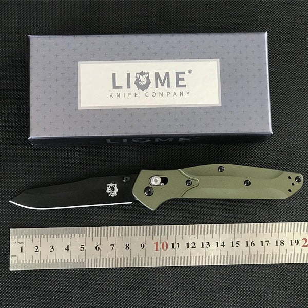 Liome Aluminum Grip Folding Blade Outdoor Hunting Knife EDC Tool