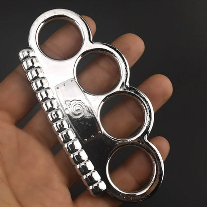 Ninja Solid Brass Knuckles Duster - Self-Defense EDC Tool