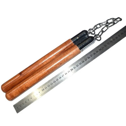 Wooden Nunchucks - Martial Arts Self-Defense Tool