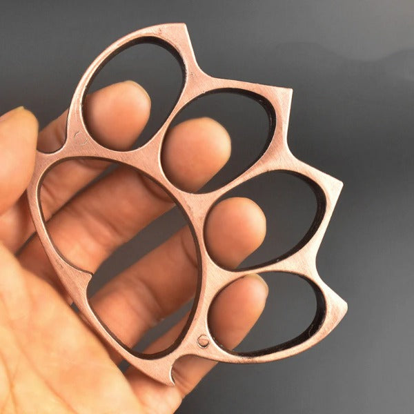 Solid Brass Knuckles Duster - Assassins Self-Defense EDC Tool