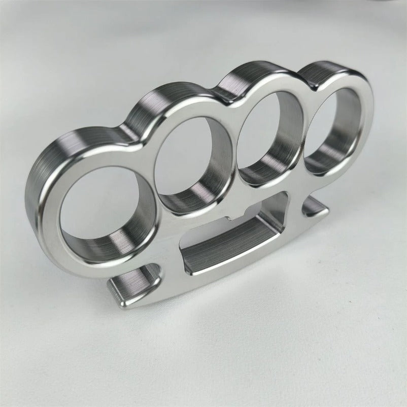 Classic Solid Steel Knuckle Duster - Window Breaker EDC Tool