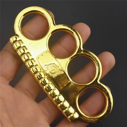 Ninja Solid Brass Knuckles Duster - Self-Defense EDC Tool