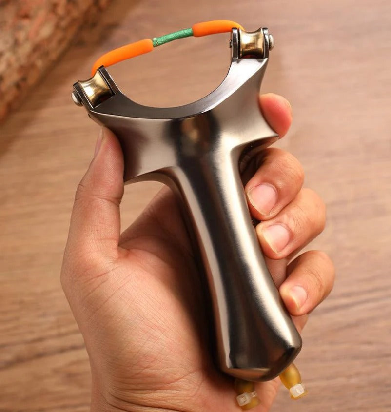 PulseShot: Aluminum Alloy Slingshot & Fish Shooting Tool