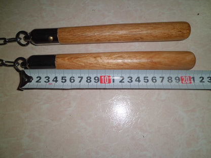 Wooden Nunchucks - Martial Arts Self-Defense Tool