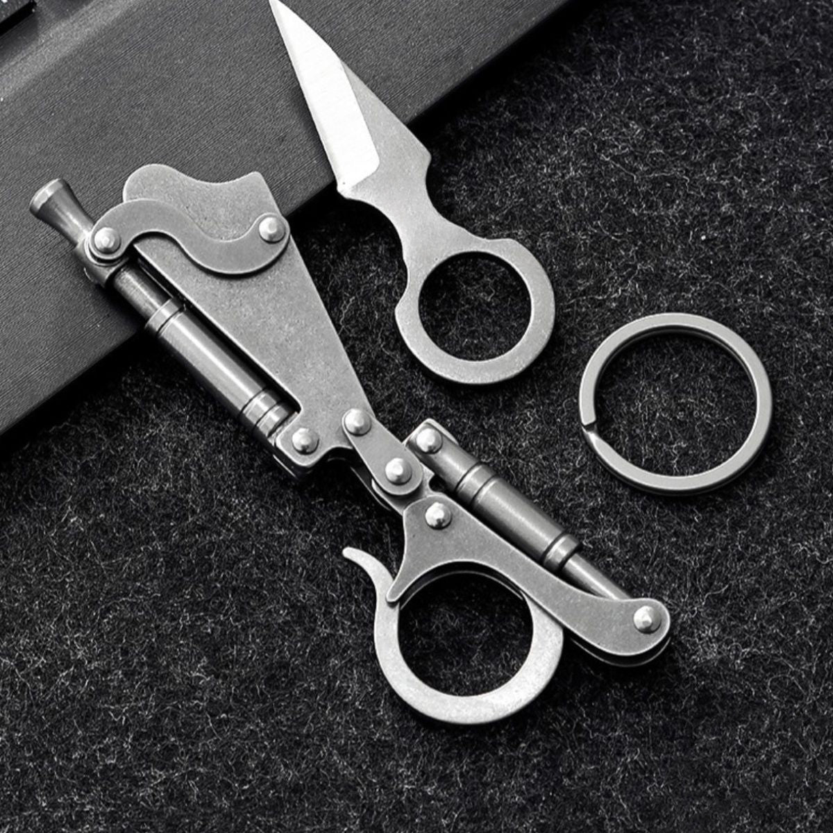 High Rebound Pocket Blade Keychain Self Defense EDC Tool