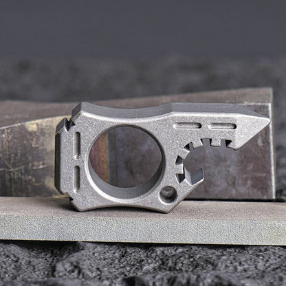 Titanium Knuckle Duster Self-Defense EDC Decoration