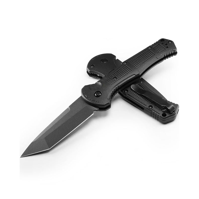 D2 Blade Nylon Fiber Handle Folding Knife Outdoor Hunting Tactical Pocket Knife