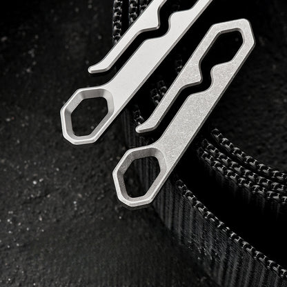 Titanium ClipMaster: EDC Belt & Key Hook