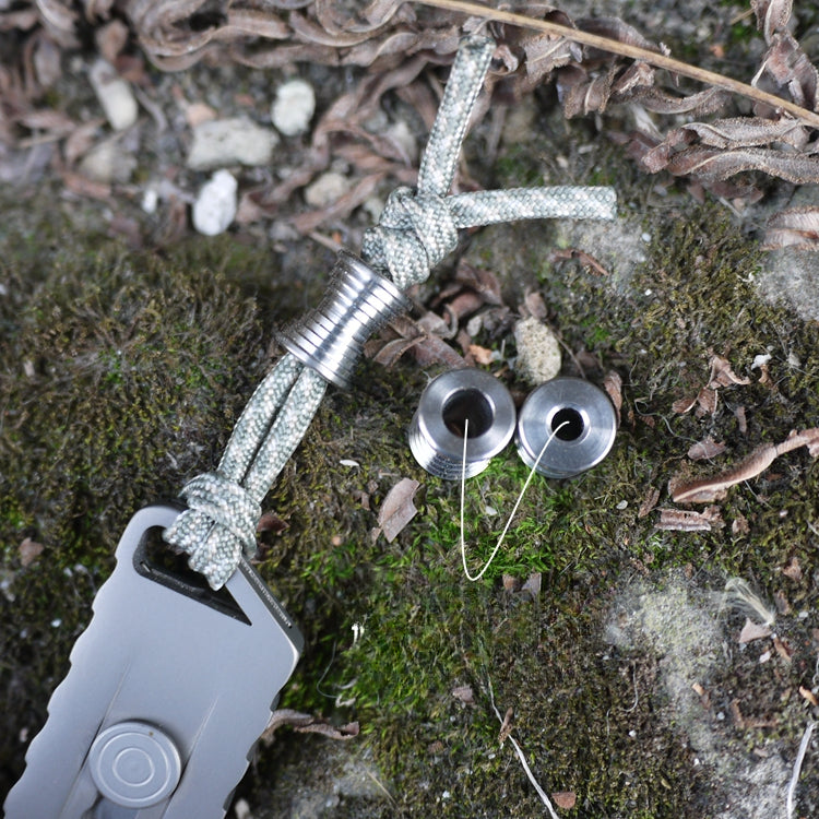 Titanium Echo Whirlwind Lanyard Pendant