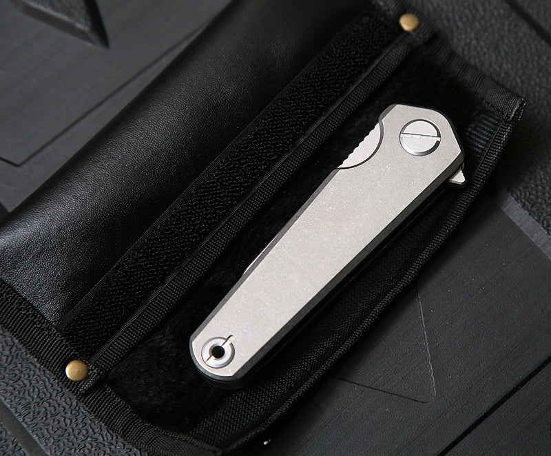 EDC Quiver: Leather Sheath & Pouch Set