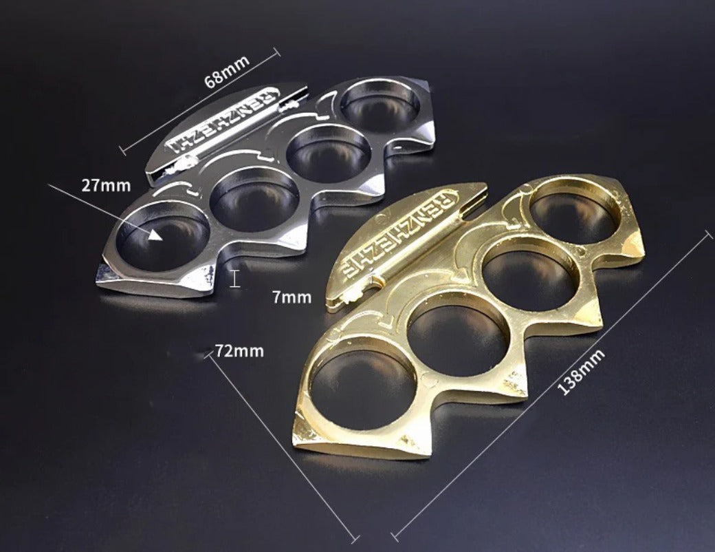 NinjaGuard: Brass Knuckles Duster, Fitness & Defense Gear