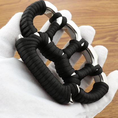 Solid Thickened Steel Knuckle Duster - Defense EDC Tool