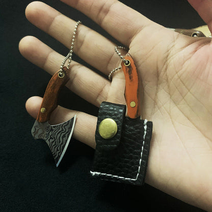 Mini Keychain Axe Knife Charm