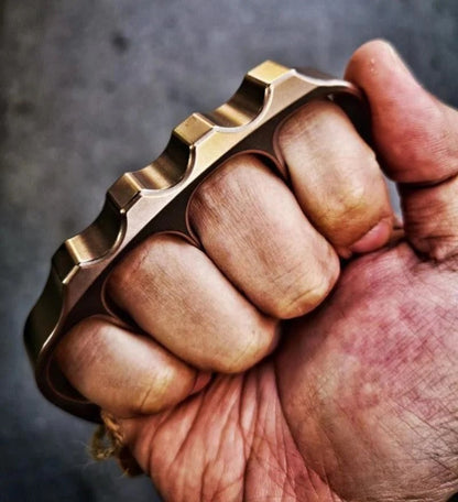 Knuckle Duster sólido e resistente - Ferramenta EDC de autodefesa