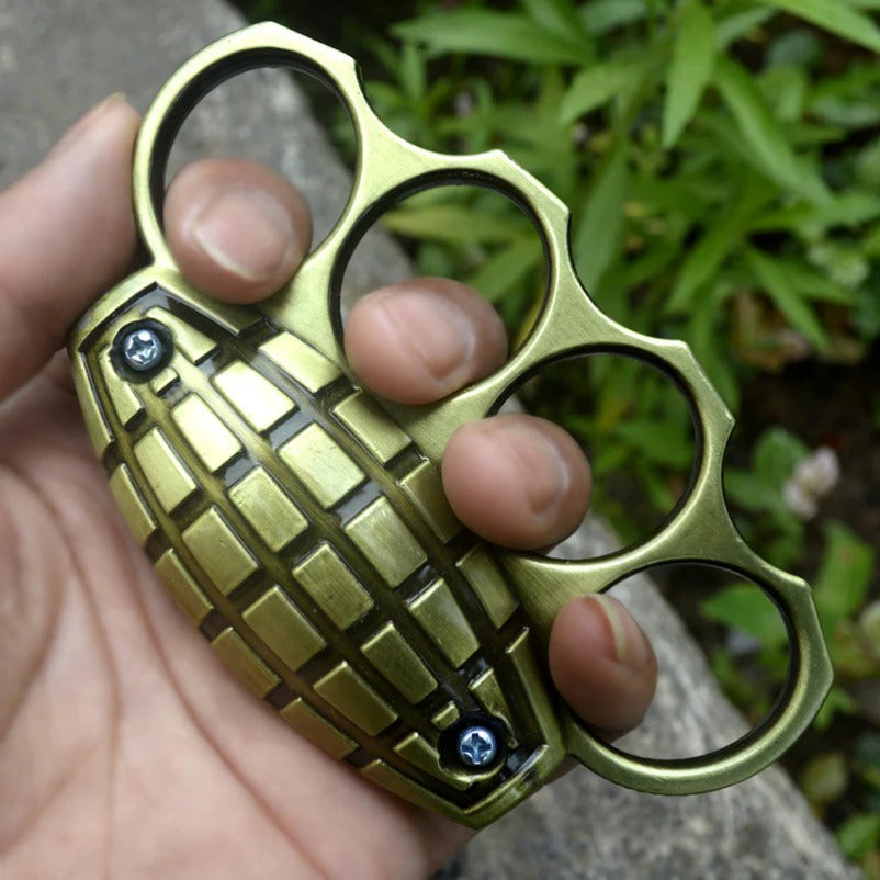 TigerGuard: Metal Brass Knuckle Duster & Four-Finger Buckle