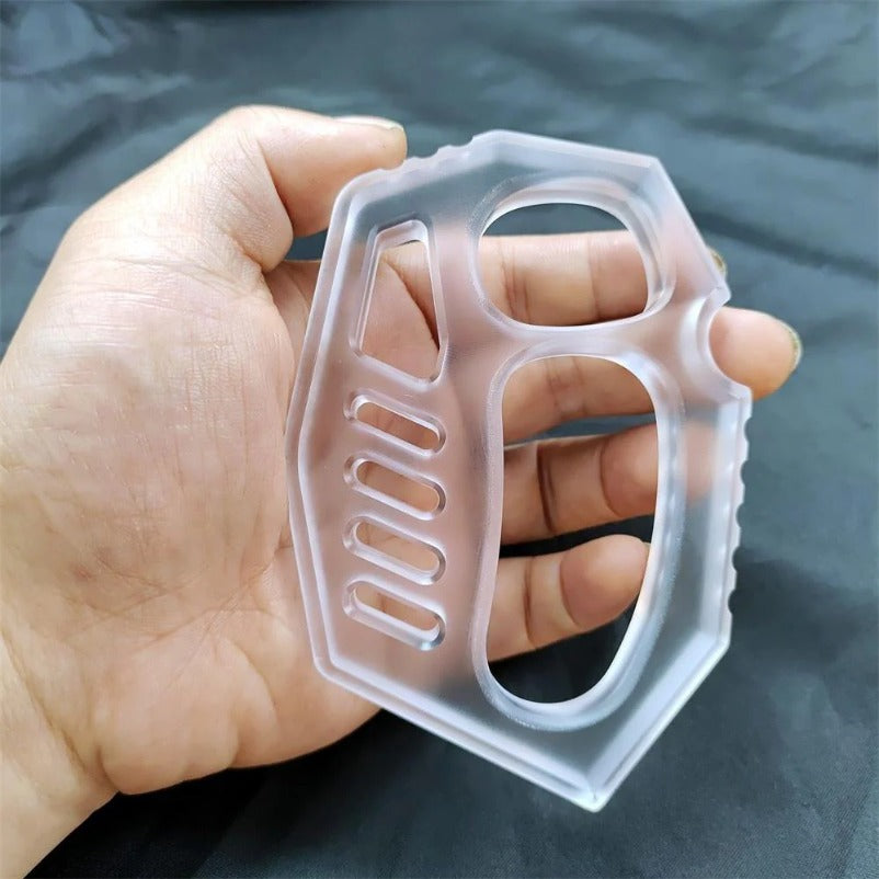 Non-metallic Window Breaking Knuckle Duster - Portable Self-Defense EDC Tool