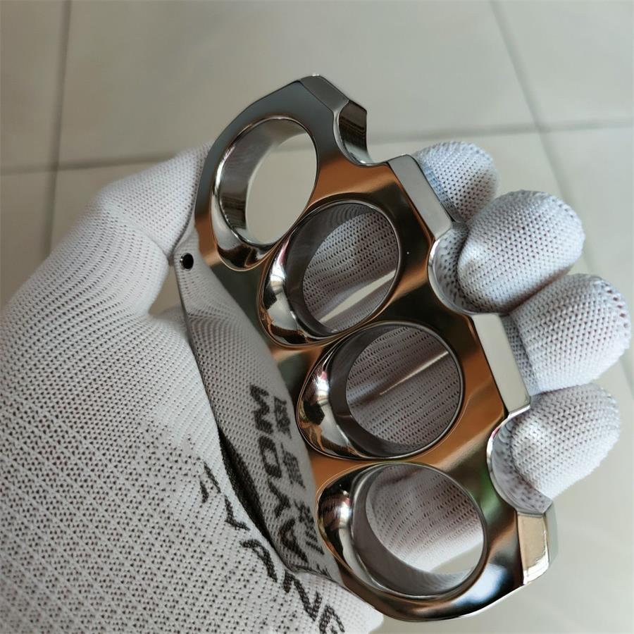 Mirror Polished Titanium Knuckle Duster