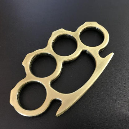 OrderGuard: Solid Brass Knuckles Duster & Window Breaker