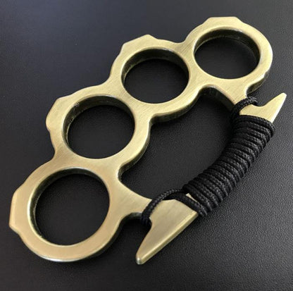 OrderGuard: Solid Brass Knuckles Duster & Window Breaker