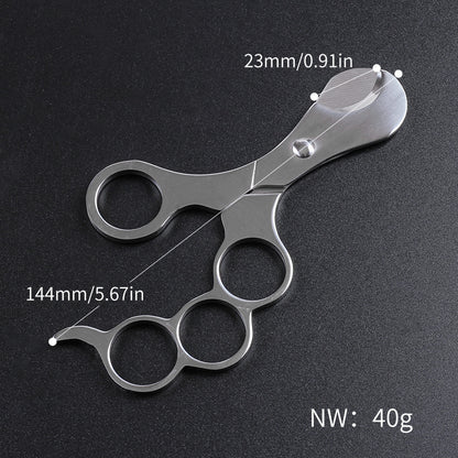 Silver Stainless Steel Cigar Cutter