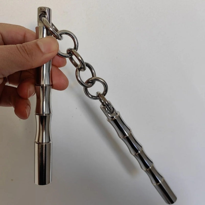 Solid Steel Mini Double Stick - Portable Defense Tool