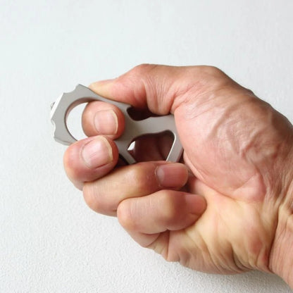 304 Stainless Steel Quick-Hanging Knuckle Duster - Self-Defense Tool