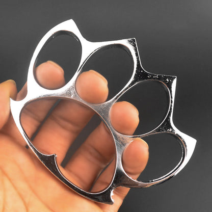 Solid Brass Knuckles Duster - Assassins Self-Defense EDC Tool