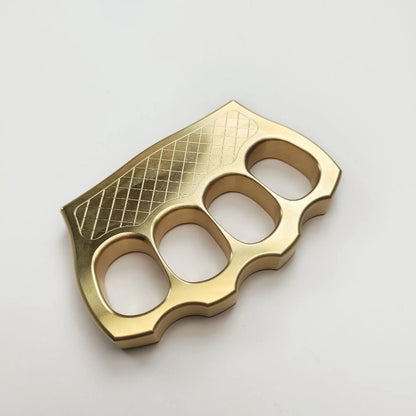 Solid Pure Brass Knuckle Duster - Self-Defense Gear