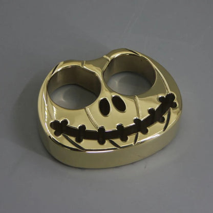 Pumpkin Brass Knuckle Duster - Self-Defense Tool