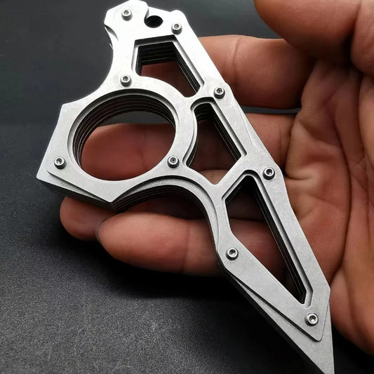 Stainless Steel Knuckle Duster - Survival EDC Tool