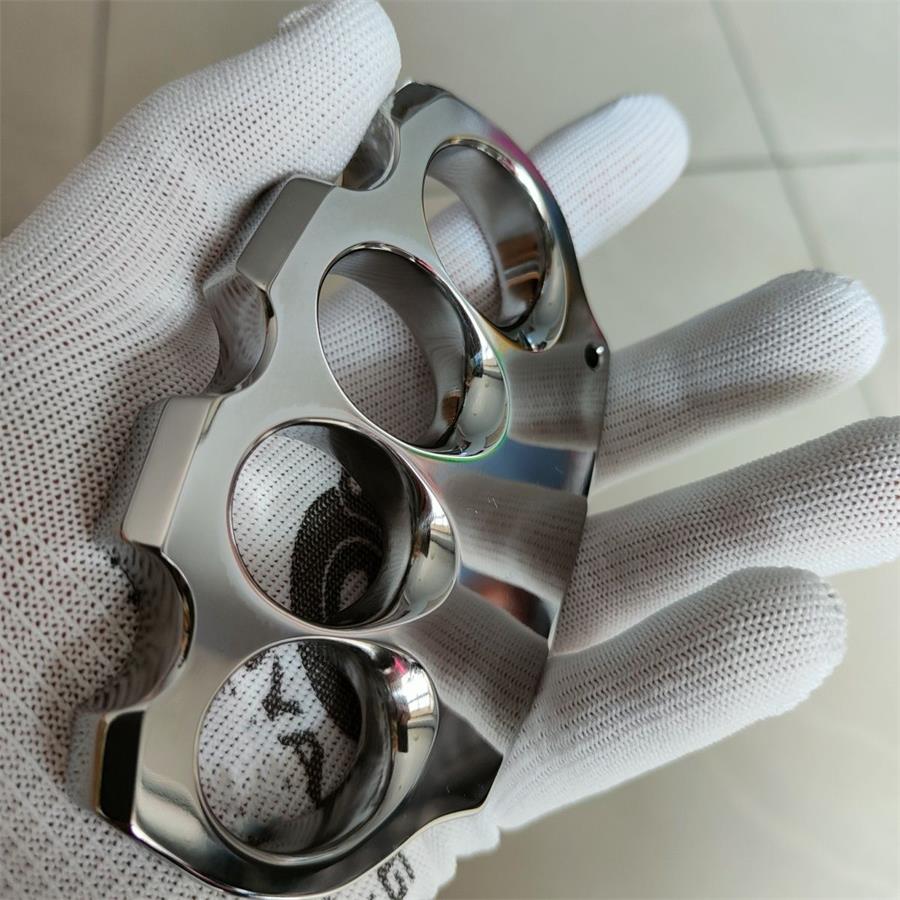 Mirror Polished Titanium Knuckle Duster