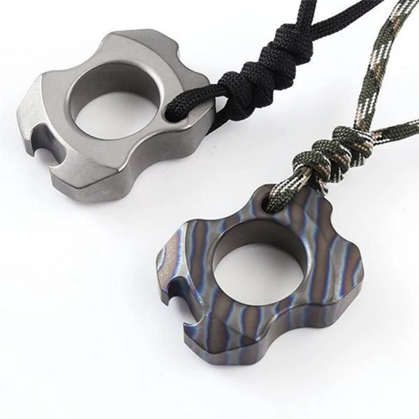 Mini Handfire Titanium Knuckle Duster Bottle Opener