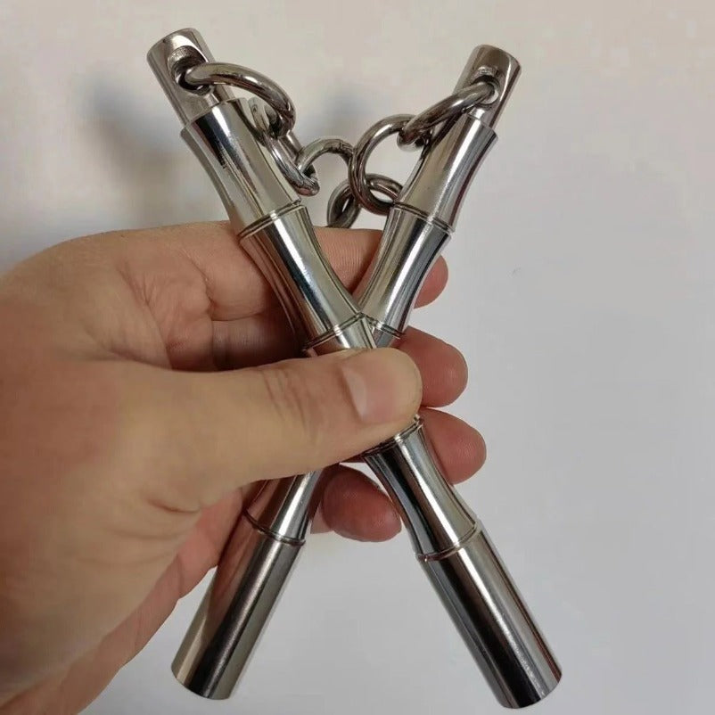 Solid Steel Mini Double Stick - Portable Defense Tool