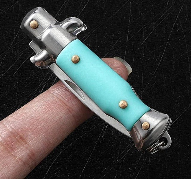 Mini Folding Knife Portable Keychain Outdoor Defense Pocket Knife EDC Tool