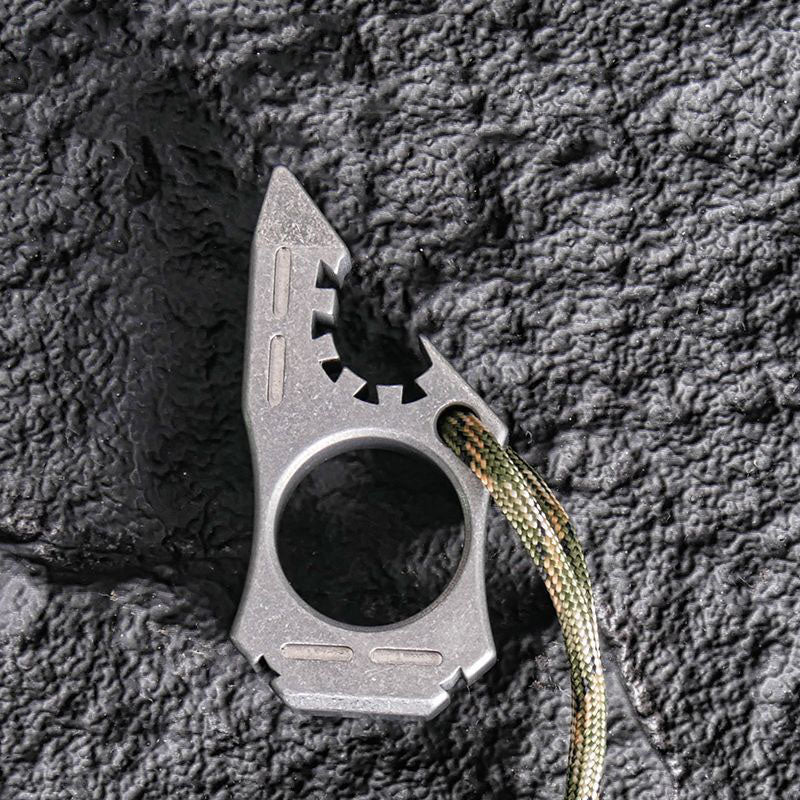 Titanium Knuckle Duster Self-Defense EDC Decoration