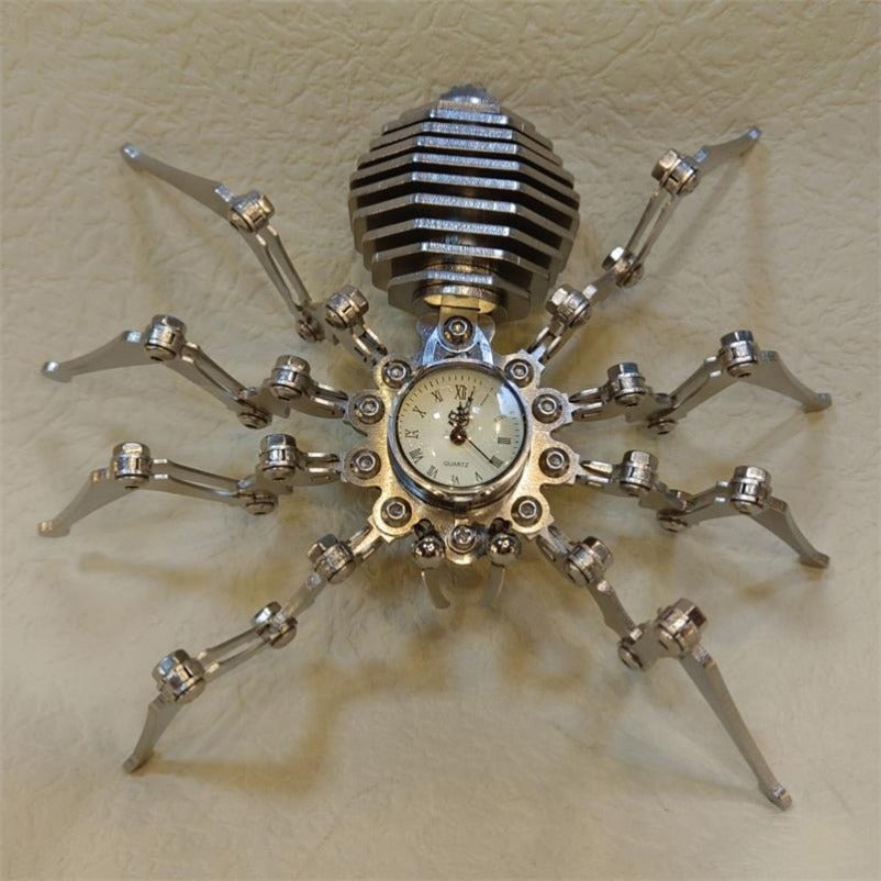 Time Spider Static Puzzle - Stainless Steel Decor