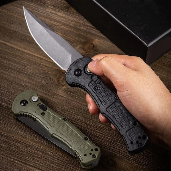 D2 Blade Nylon Fiber Handle Folding Knife Outdoor Hunting Tactical Pocket Knife