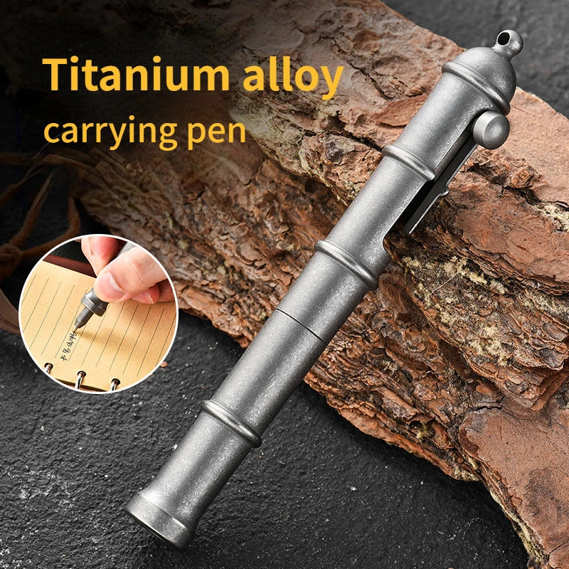 Titanium Tactical Pen EDC Retro Pendant