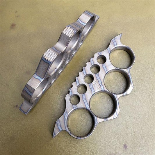 TC4 Titanium Knuckle Duster - Window Breaker Self-Defense EDC Tool