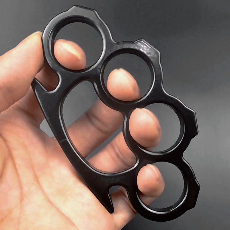 OrderGuard: Solid Brass Knuckles Duster & Window Breaker