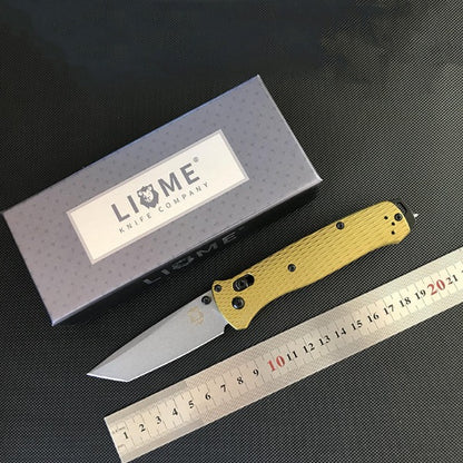 Liome Aluminum Grip Tactical Folder Outdoor Camping Survival Knife EDC Tool