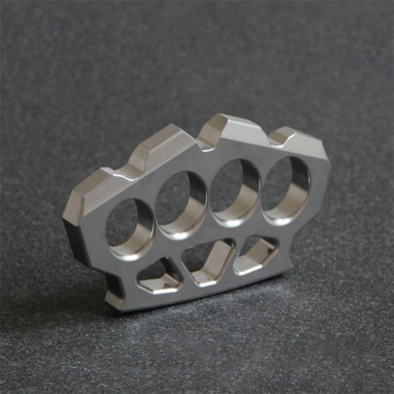 Precision Solid Steel Knuckle Duster - Self-Defense EDC Tool