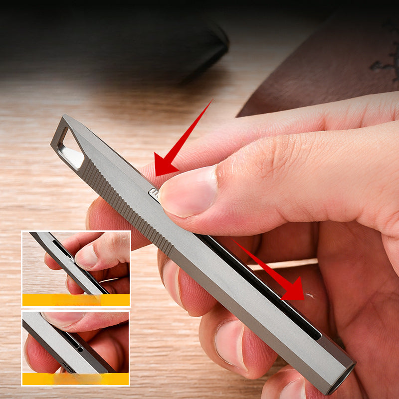 Titan Slide Signature: Premium Metal Fidget Pen