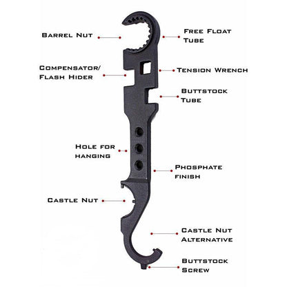 CampWrench: Multi-Function Combination Wrench