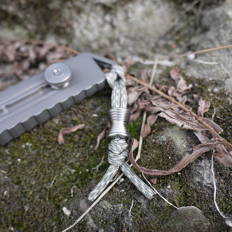 Titanium Echo Whirlwind Lanyard Pendant