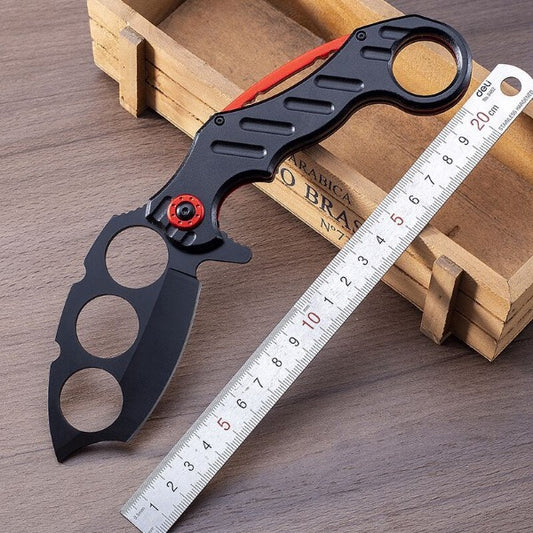 Knuckle Steel Folding Knife